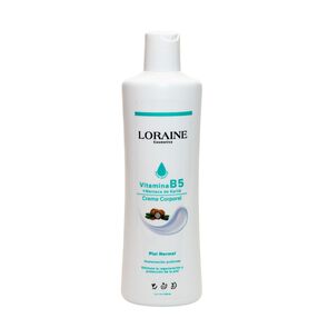Crema-Corporal-Loraine-Cosmetics-Vitamina-B5-+-Manteca-De-Karite-Frasco-por-500Ml-imagen
